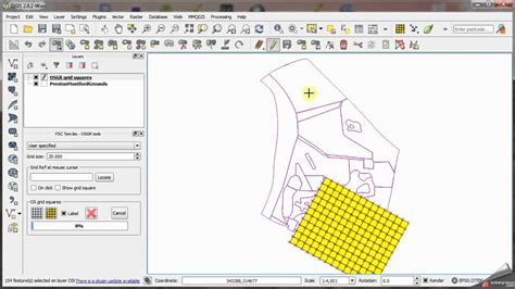 Qgis How Do I Create And Rotate A User Defined Grid Youtube