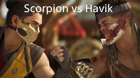 Mortal Kombat 1 Ps5 Scorpion Vs Havik YouTube