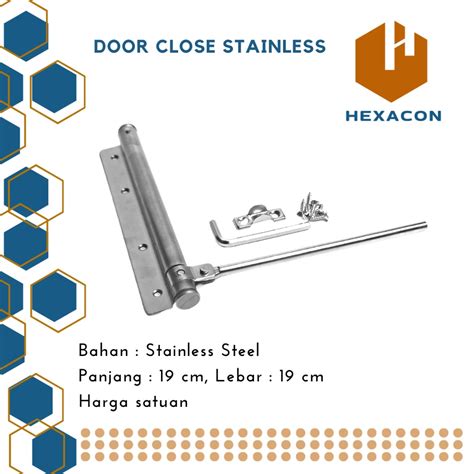 Jual Door Close Stainless Steel Engsel Stang Per T Penutup Pintu