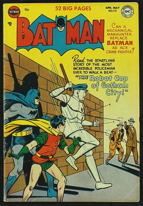 Batman Issue 70 Vintage Dc Comic Book From Aprilmay 1952 Pristine Auction