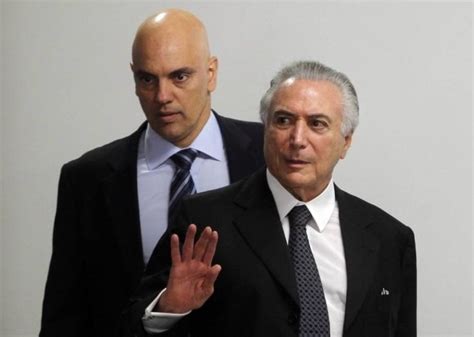 Temer Faz Alexandre De Moraes E Bolsonaro Conversarem Antes De