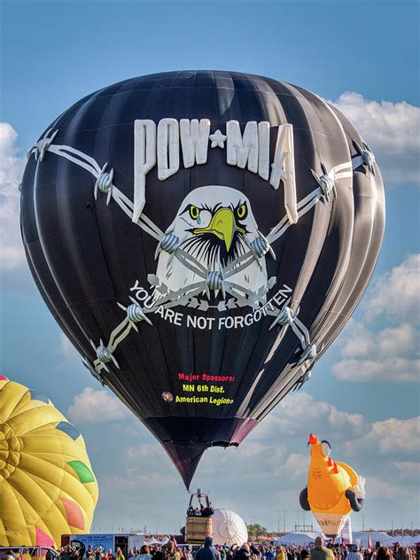 POW MIA Hot Air Balloon Photograph By Mark Chandler Pixels