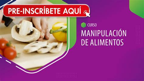 Pre Inscripci N Abril Mayo Curso Oficial Para Manipuladores De