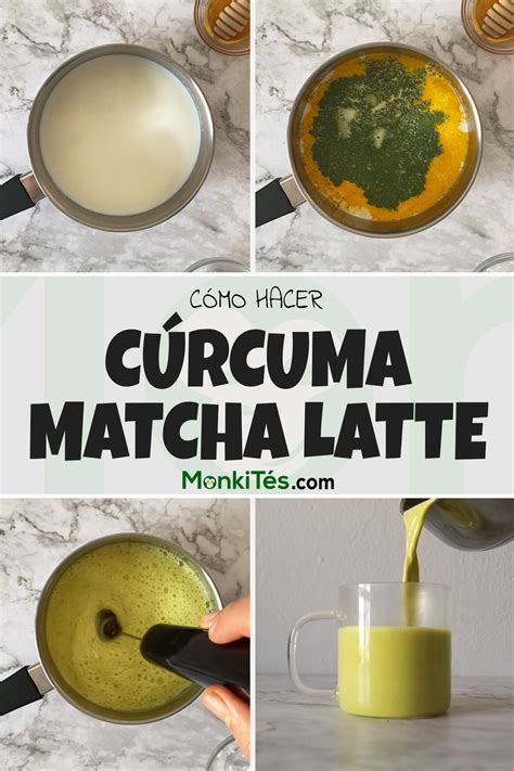 Cúrcuma y Matcha Latte Receta Matcha latte Matcha Latte