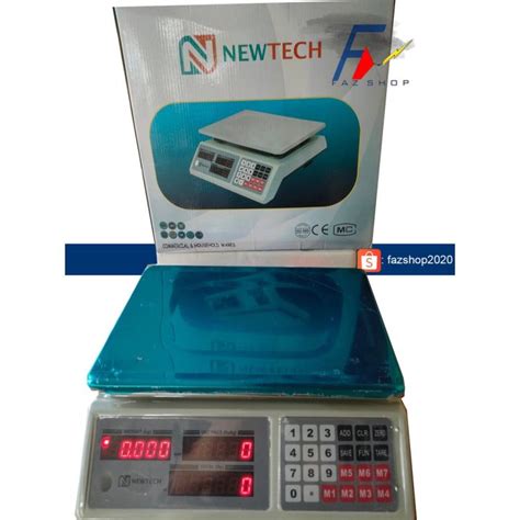 Timbangan Buah Digital Newtech 40kg SUDAH TERA Lazada Indonesia