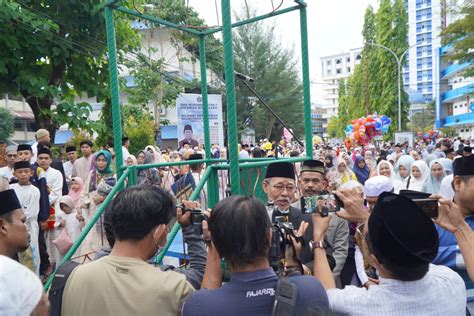 Ribuan Jamaah Salat Idul Adha Padati Ke Pelataran Kampus Unismuh