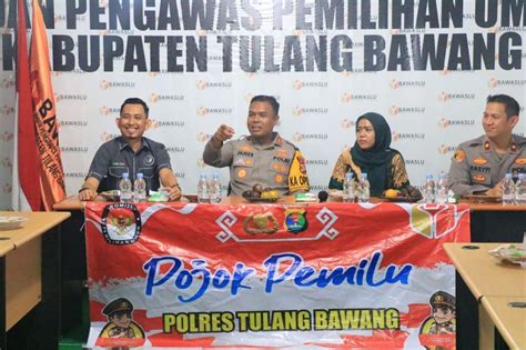 Wujudkan Pemilu Aman Dan Damai Kapolres Tulang Bawang Inisiasi Program