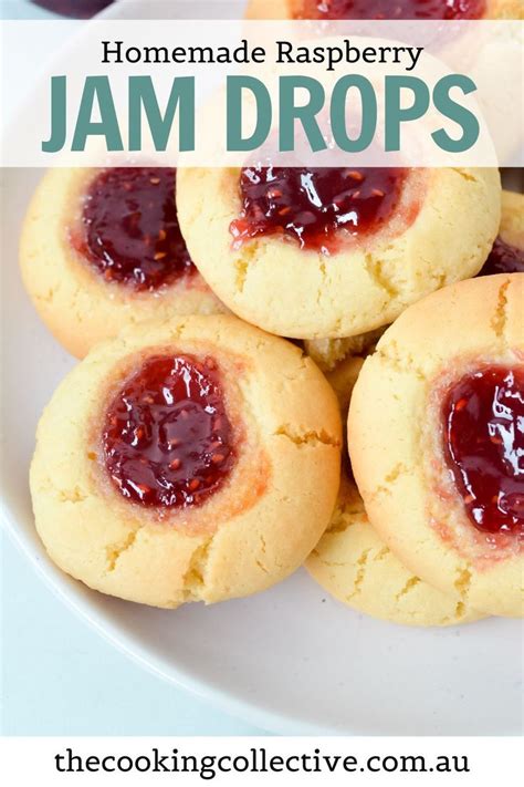 Raspberry Jam Drop Biscuits Baking Recipes The Cooking Collective Recipe Jam Drop