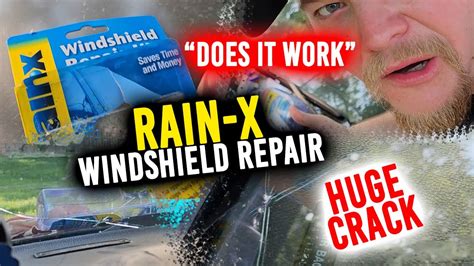 RAIN X WINDSHIELD REPAIR Does It Work Step By Step Instructions