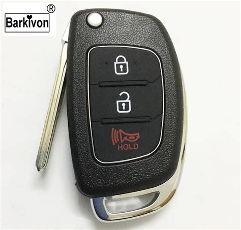 Barkivon Three Buttons Replacement Flip Folding Remote Key Shell For