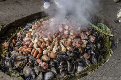 Chilean Curanto Seafood With Meats Cooked Among Hot Rocks Comida