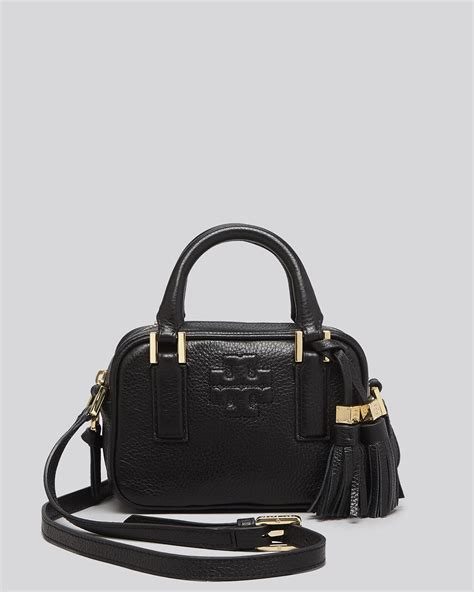 Tory Burch Crossbody Thea Mini Satchel In Black Lyst