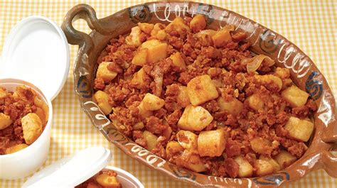 Papas Con Chorizo Receta Para Tu Taquiza De Fiestas Patrias Cocina Fácil