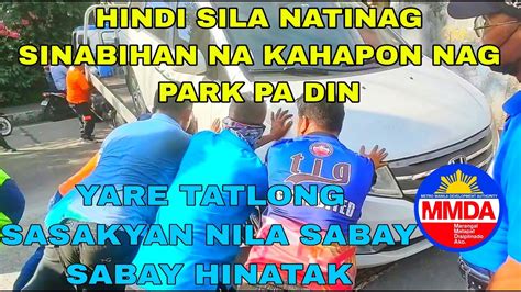 Tatlong Sasakyan Sabay Sabay Natowing Ang Titigas Kasi Ng Ulo