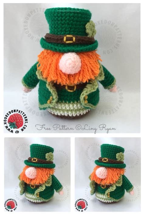 Crochet Saint Patrick S Day Gnome Amigurumi Free Patterns Artofit