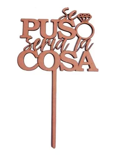 Letreros Pastel Cake Topper Boda Mdf Fiesta Madera Pz Mercadolibre