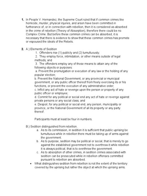 in People V. Hernandez, The Supreme Court Ruled That If Common Crimes ...