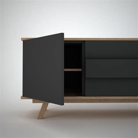 Ottawa Sideboard (2+3) Anthracite - Join Furniture