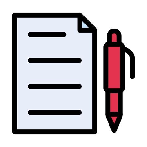 Document Vector Stall Lineal Color Icon