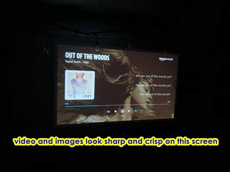 120 Inch Premium 3 Layers Pvc Projector Screen With Stand Review And Rating