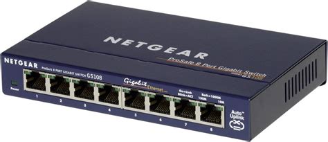 Switch réseau NETGEAR GS108GE 8 ports 1000 MBit s Conrad Electronic