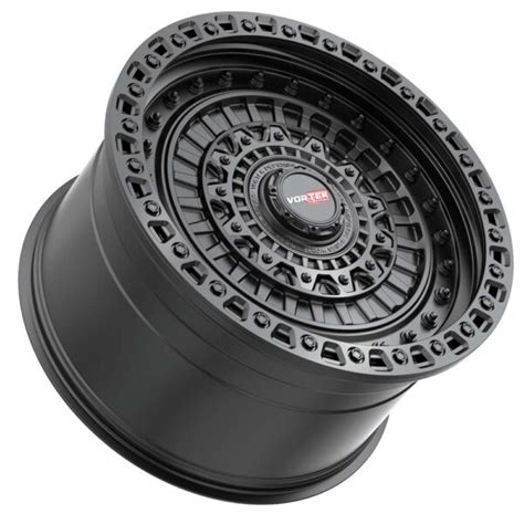 Vortek Vrd Matte Black Powerhouse Wheels Tires