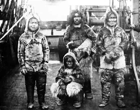 Greenland Inuit On A Whaling Ship Available As Framed Prints Photos