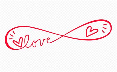 Infinity Love Red Sign Hd Transparent Background - Image ID 488925 | TOPpng