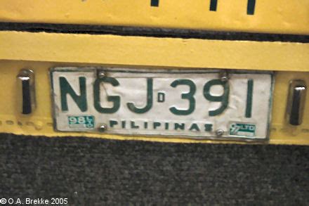 Olav S Philippine License Plates Number Plates Of The Philippines