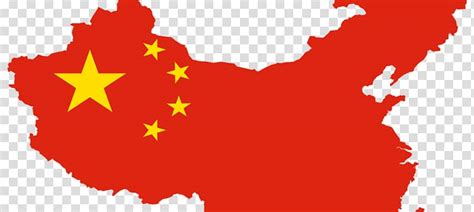 Flag Of China Map National Flag China Transparent Background PNG