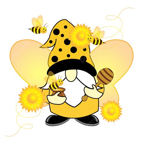 Sunflower Gnome PNG, Vector, PSD, and Clipart With Transparent ...