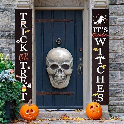 Halloween Decor Door Halloween Decor Door To Add A Spooky Touch To Your Doorway