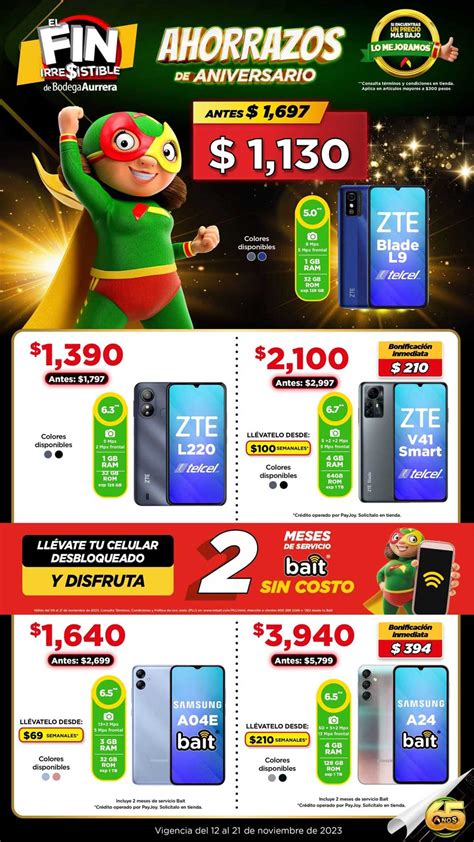 Folleto Buen Fin Irresistible Bodega Aurrera Ofertas En Celulares