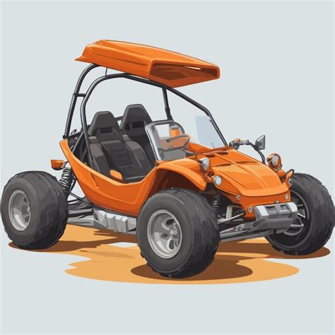 Premium Vector | Dune buggy cartoon vector