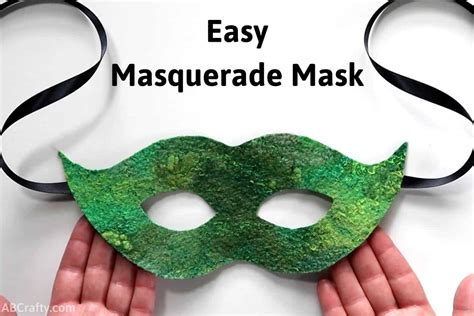 Easy Masquerade Mask Make A Masquerade Mask With Felt Ab Crafty