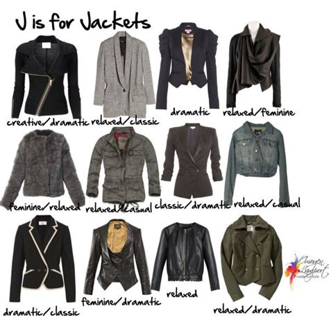 Jackets Personality Fashion Terms Fashion Vocabulary Fashion