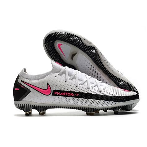 Nike Phantom GT Elite FG Nouvelles Crampon Blanc Rose Noir