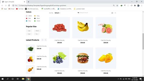 Html Css Food Shopping Cart Ep Featured Product Youtube