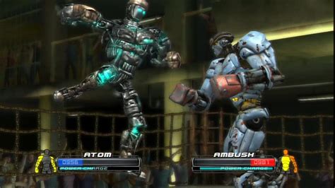 Real Steel Atom Vs Ambushepic Battle Youtube