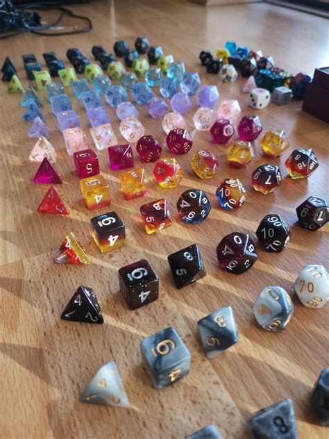 Some of my dice collection : r/DicePorn