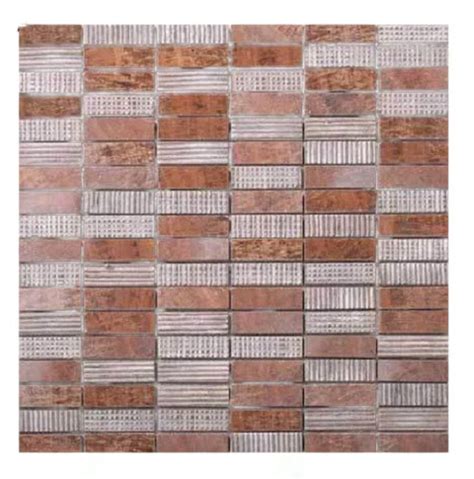 Crack Resistance Easy To Install Rectangular Texture Timber Wall Tiles