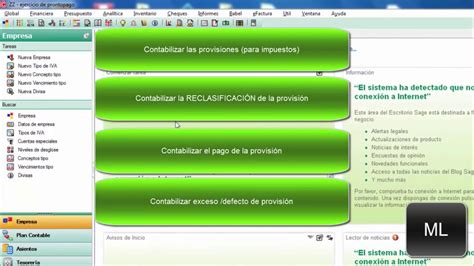 Tutorial de contabilidad y contaplús cómo contabilizar provisión para