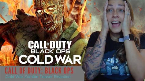 Call Of Duty Black Ops Cold War Zombie Reveal Teaser Trailer Reaction