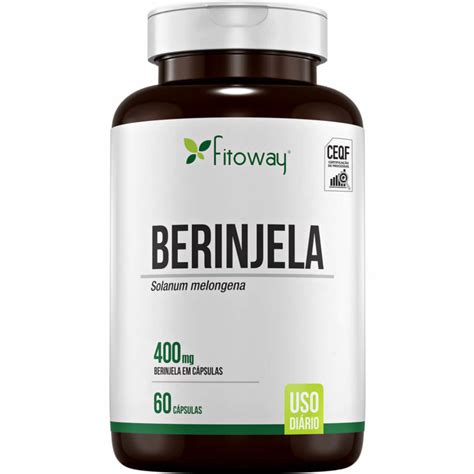 Berinjela 400mg 60 Caps Fitoway Clean Meu Mundo Fit