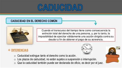 Prescripción Y Caducidad