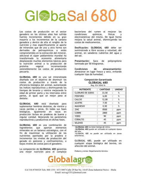 Pdf Ficha Tecnica Globasal Dokumen Tips