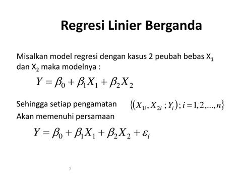 Ppt Regresi Linier Berganda Powerpoint Presentation Free Download Id 3188067