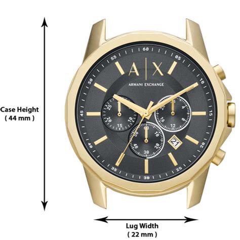 Часы Armani Exchange Banks Chronograph с черным циферблатом и стальным ...