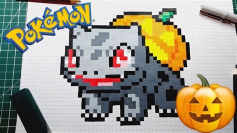 Comment dessiner un pokémon pour halloween facilement TUTO pixel art