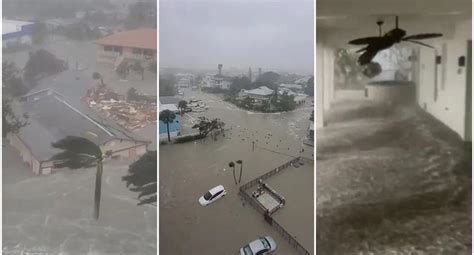 Huracán Ian En Florida Los Videos Del Monstruoso Ciclón Que Tocó Tierra En Cayo Costa Estados